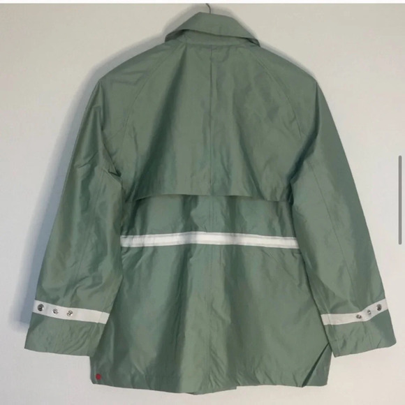 HUNTER Boots Green Rain Utility Jacket Size Small - Picture 3 of 9